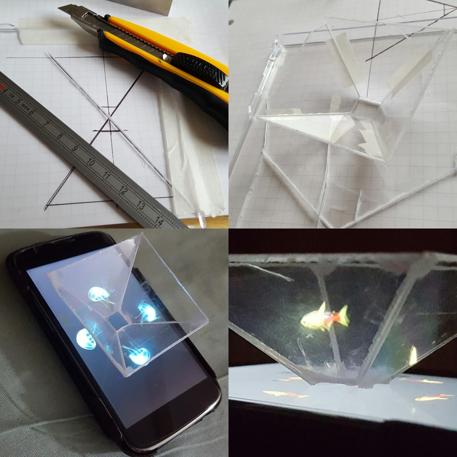 DIY : Réalisation d'un hologramme 3D avec son smartphone